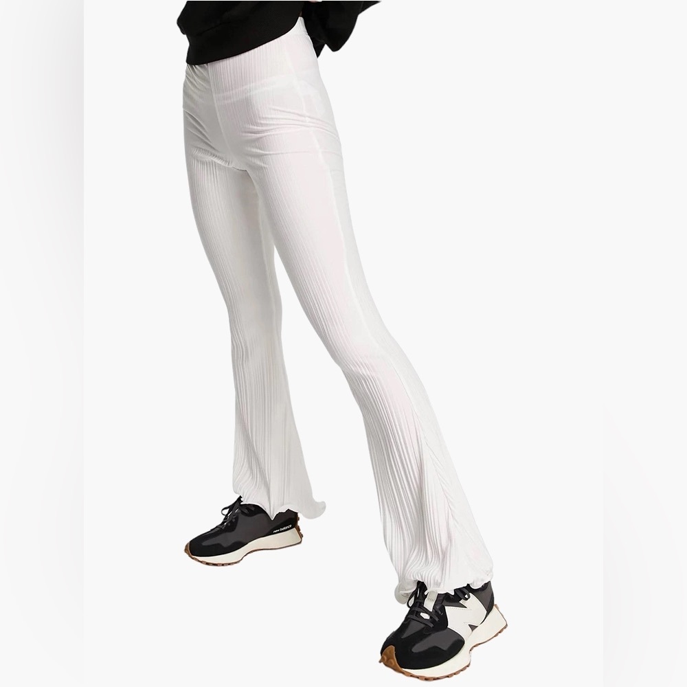 TopShop Lettuce Hem Flare Pant